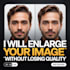 professionally enlarge your image