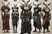 create custom dnd character illustration