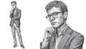 draw a wsj style hedcut portrait