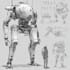design proffesional robot logo