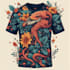 custom cartoon mascot illustrations tshirt design