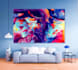 create unique printable digital oil paint abstract wall art design