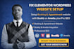 fix elementor wordpress website setup booking appointment bookly amelia pro seo