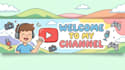 design cartoon banner for youtube channel in any style