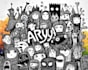 create clean and unique doodle art designs