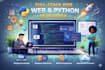 build a professional website and python program