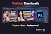 design  youtube thumbnails using adobe photoshop