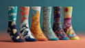 design custom and unique socks design