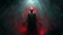 create dark art illustration