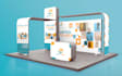 design backdrop banner and exhibition booth display