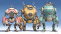 design sci fi mecha and robot concept art