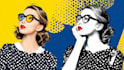 draw a retro pop art roy lichtenstein style