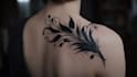 custom an abstract black tattoo design