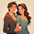 make couple portrait illustration