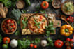 design an food, oil painting