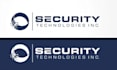 design startup tech, crypto, cyber security, technology and app logo