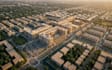 cgi urban masterplan, community housing,3d sponge city concept, townhouse render
