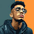 design vector cartoon portrait