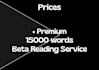 a service of beta reading