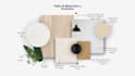 interior design with mood board, shopping list and budget