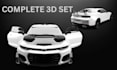 do realistic 3d exterior car model vehicle design scale model for 3d printing
