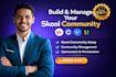 setup skool online community, skool community setup, skool community manager