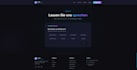 a modern dark UI website