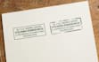 create realistic rectangular digital business stamps in png