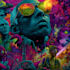 create detailed art of sci fi cyberpunk psychedelic artwork