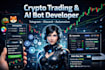 develop ai chatbot, telegram bot and discord automation