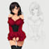 draw anime character full body illustration