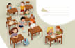 create colourful childrens book illustration