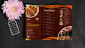 design a professional restaurant menu and menu board