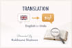 deliver human translation with clear and natural language