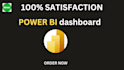 design an interactive, eyecatchy power bi dashboard