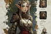 create custom dnd character illustration