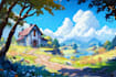 design detailed fantasy landscapes and environments