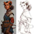 fantasy character art and fantasy character art