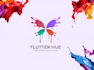 do modern butterfly logo design with copyrights
