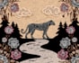 design handmade linocut style illustrations