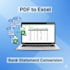 convert pdf to excel , convert bank statements,admin support