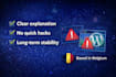 fix your wordpress error, bug or broken website urgently