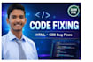 fix HTML CSS bugs and responsive website issues