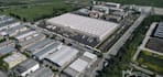 provide 3d industrial retail,cgi warehouse exterior,commercial site plan render