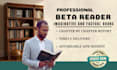 beta read dark romance, sci fi and memoir novel