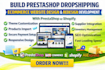 build prestashop dropshipping website design ecommerce website redesign expert