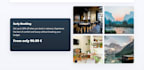 design hotel website or resort website landing page
