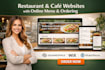 squarespace food restaurant menu dinning website online ordering coffee website