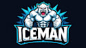 create an eye catching iceman logo in 12 hours