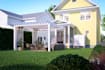design modern outdoor garden with 3d landscape rendering